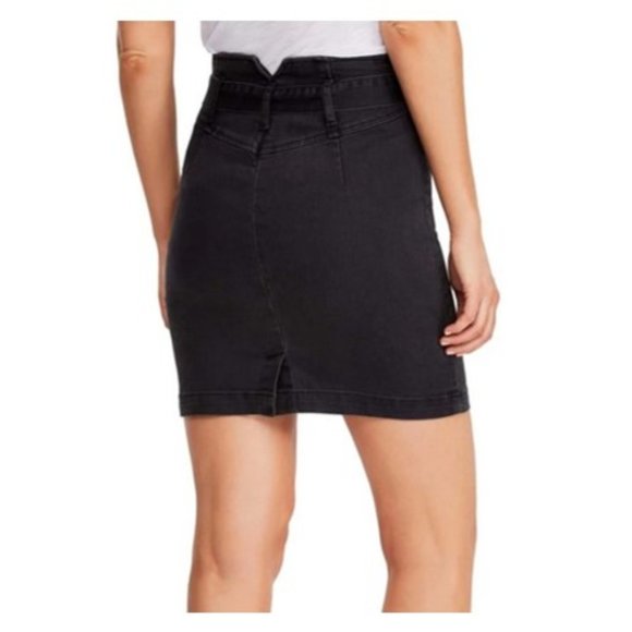 Free People Livin' It Up high waisted denim skirt - Picture 2 of 7